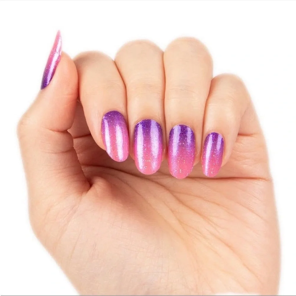 *Retired* Color Street: Til the Glitter End | Pink Purple Gradient Glitter Party